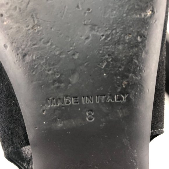 EVERLANE Women's Size 8 Black Suede The V Slingback Pointed Toe Flats Shoes - Picture 11 of 11